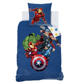 Marvel Avengers Bettbezug Team – Einzelbett – 140 x 200 cm – Baumwolle