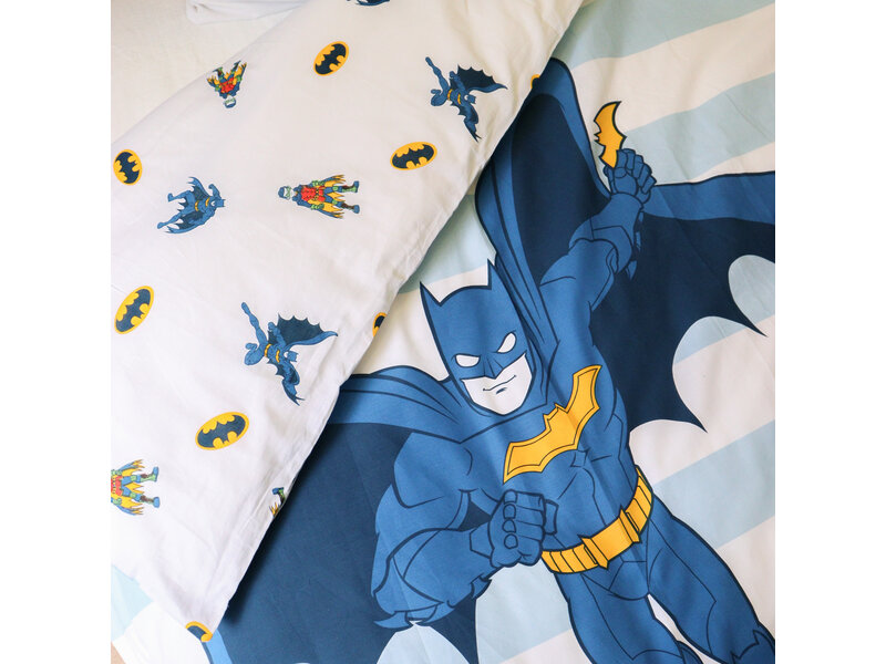 Batman Housse de couette Super Hero - Simple - 140 x 200 cm - Coton