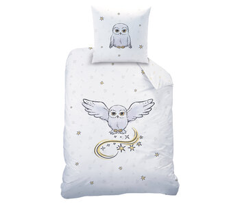 Harry Potter Duvet cover Owl 140 x 200 + 63 x 63 cm Cotton