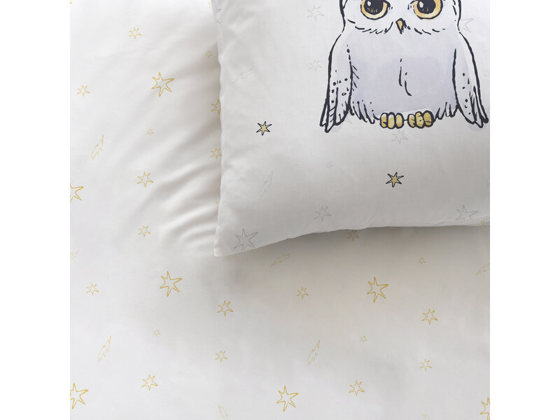 Harry Potter Housse de couette Hibou - Simple - 140 x 200 cm - Coton