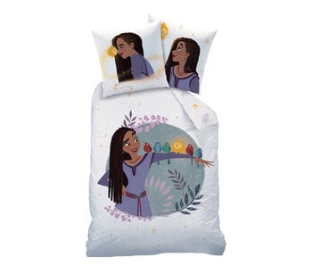 Disney Wish Bettbezug Asha 140 x 200 + 63 x 63 cm Baumwolle