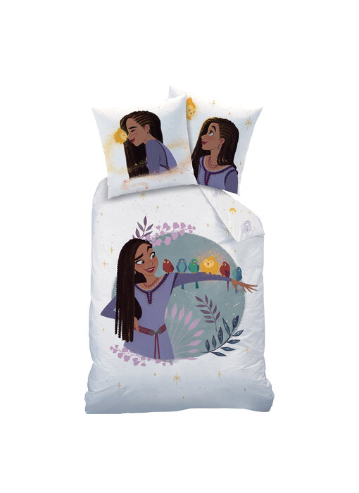 Disney Wish Dekbedovertrek Asha 140 x 200 + 63 x 63 cm Katoen