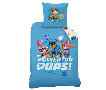 PAW Patrol Dekbedovertrek Power-Up 140 x 200 + 63 x 63 cm Katoen