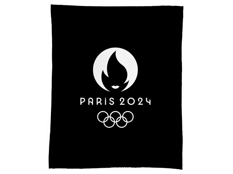 Olympische Spelen Plaid, Paris 2024 – 150 x 125 cm – Polyester