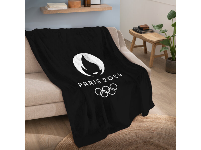 Olympische Spelen Plaid, Parijs 2024 - 150 x 125 cm - Polyester