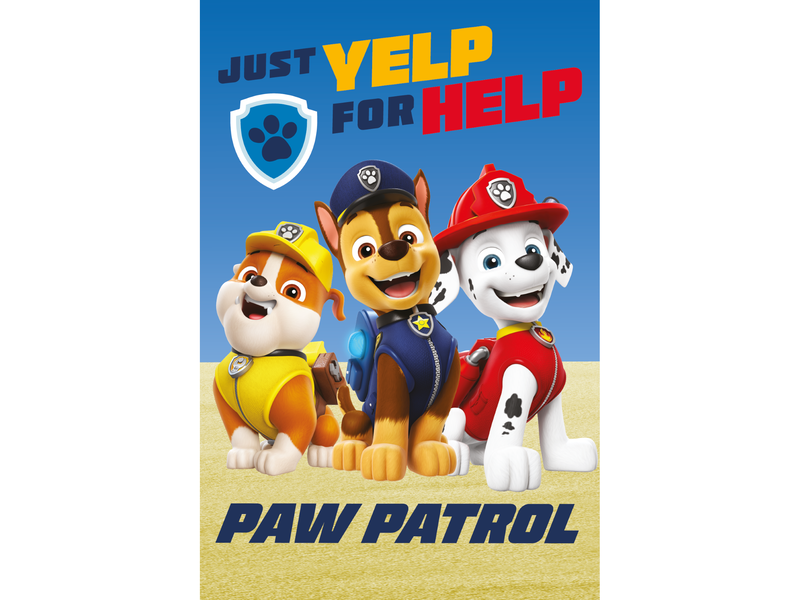 PAW Patrol Fleece deken Yelp - 100 x 140 cm - Polyester