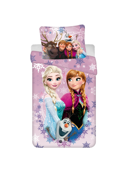 Disney Frozen Bettbezug Elsa und Anna 140 x 200 + 70 x 90 Baumwolle