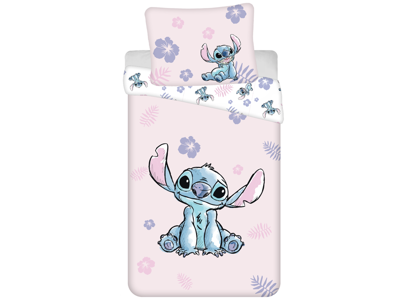 Disney Lilo & Stitch Dekbedovertrek Aloha - Eenpersoons - 140 x 200 cm  - Katoen