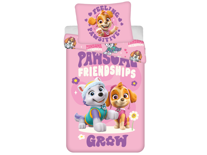 PAW Patrol Housse de couette Pawsome Friendship - Simple - 140 x 200 cm - Polyester