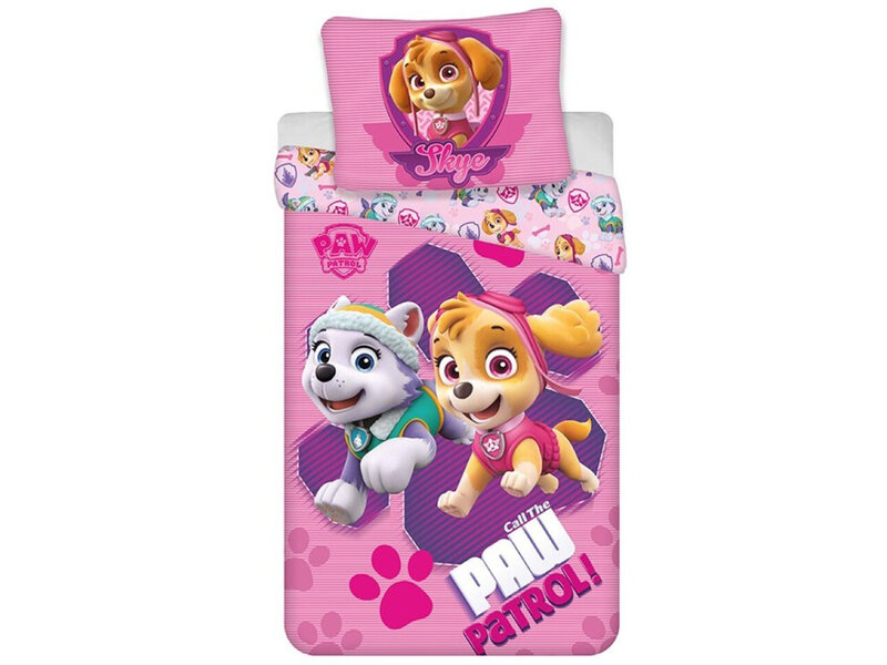 PAW Patrol Housse de couette, Skye Everest - Simple - 140 x 200 cm - Polycoton