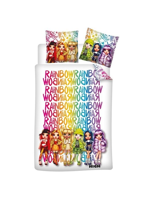 Rainbow High Bettbezug Fashion School 140 x 200 + 65 x 65 Polycotton