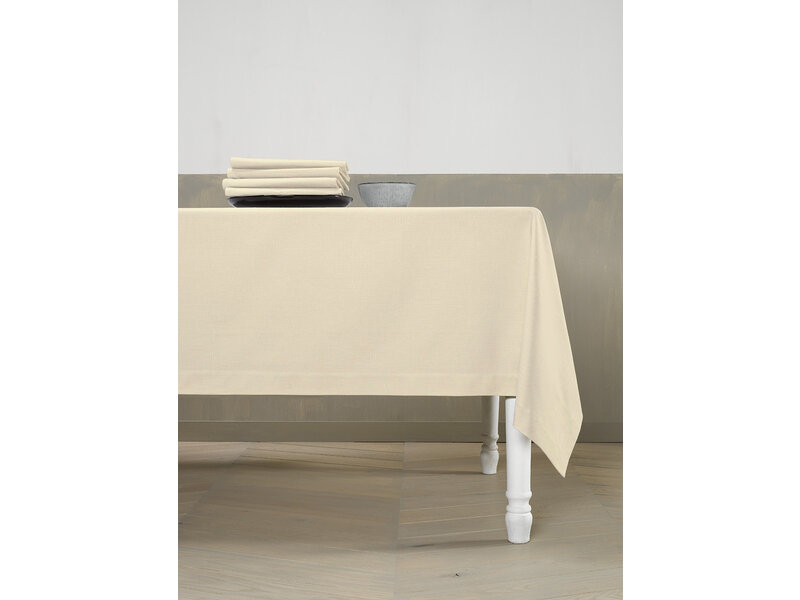 De Witte Lietaer Tischdecke, Sonora Pearl – 160 x 260 cm – 100 % Baumwolle