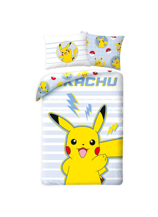 Pokémon Duvet cover Pikai 140 x 200 + 65 x 65 Cotton