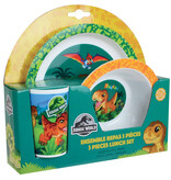 Jurassic World Roarrr breakfast set - 3 pieces - Polypropylene