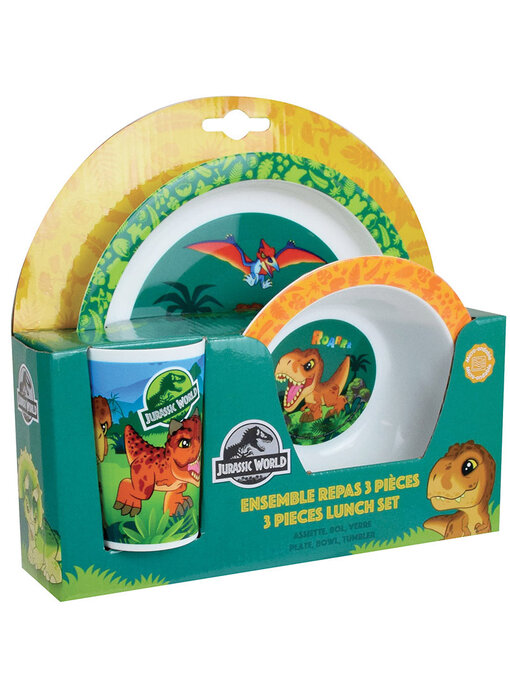 Jurassic World Breakfast set Roarrr 3 pieces