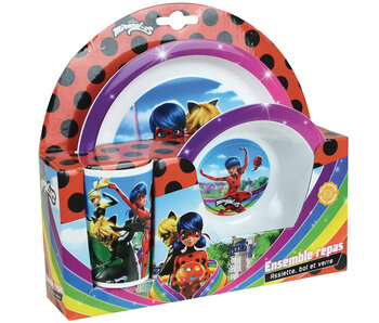 Miraculous Breakfast set Ladybug 3-piece Polypropylene