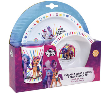 My Little Pony Ontbijtsetje Rainbow 3 delig