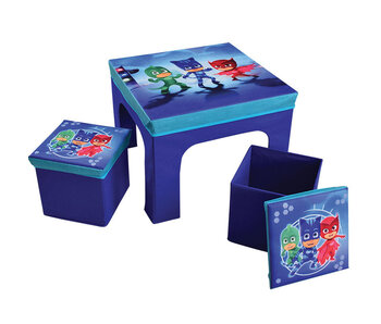 PJ Masks Table enfant pliable et 2 tabourets Power Heroes