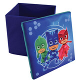 PJ Masks Table enfant pliable et 2 tabourets, Power Heroes - 50 x 50 x 49 cm + 26 x 26 x 24 cm