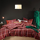 Housse de couette Rosaline Bordeaux 240 x 220 Flanelle de coton