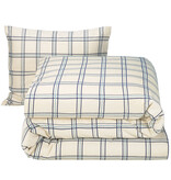 Moodit Dekbedovertrek Lipido Cream - Eenpersoons - 140 x 220 cm - Katoen Flanel