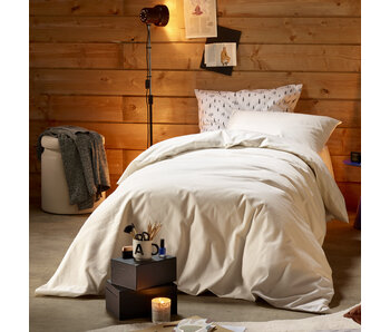 Moodit Duvet cover Freya Cream 140 x 220 Cotton Flannel