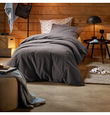 De Witte Lietaer Duvet cover Laura Ebony - Single - 140 x 200/220 cm - Cotton Flannel