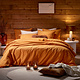 Bettbezug Laura Copper 260 x 240 cm Baumwollflanell