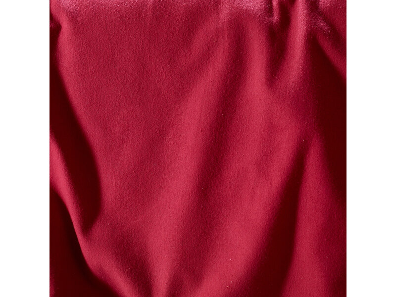De Witte Lietaer Duvet cover Laura Burgundy - Lits Jumeaux - 240 x 220 cm - Cotton Flannel