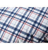 De Witte Lietaer Dekbedovertrek Tartan Blue Indigo - Lits Jumeaux - 240 x 220 cm - Katoen Flanel