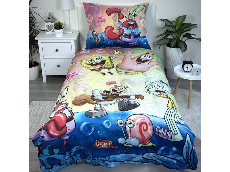 SpongeBob Bettbezug Bikinihose – Einzelbett – 140 x 200 cm – Polyester