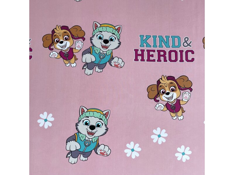 PAW Patrol Hoeslaken Heroic - Eenpersoons - 90 x 190/200cm - Katoen