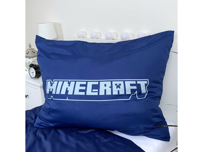 Minecraft Bettbezug Emblematic – Einzelbett – 140 x 200 cm – Polyester