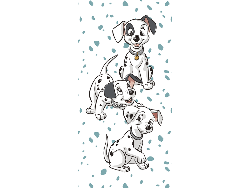 Disney 101 Dalmatiërs Beach towel Pongo - 70 x 140 cm - Cotton