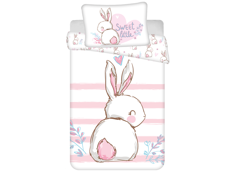 Animal Pictures BABY Duvet cover, Bunny - 135 x 100 cm - Cotton