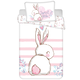 BÉBÉ Housse de couette, Lapin 135 x 100 cm Coton