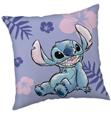 Disney Lilo & Stitch Coussin décoratif Fleurs - 40 x 40 cm - Polyester