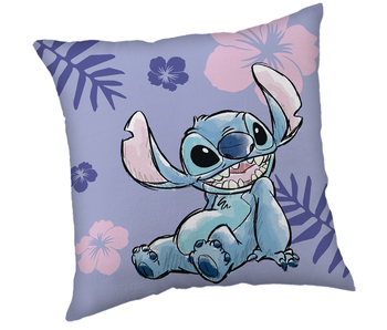 Disney Lilo & Stitch Decorative cushion Flowers 40 x 40 cm Polyester