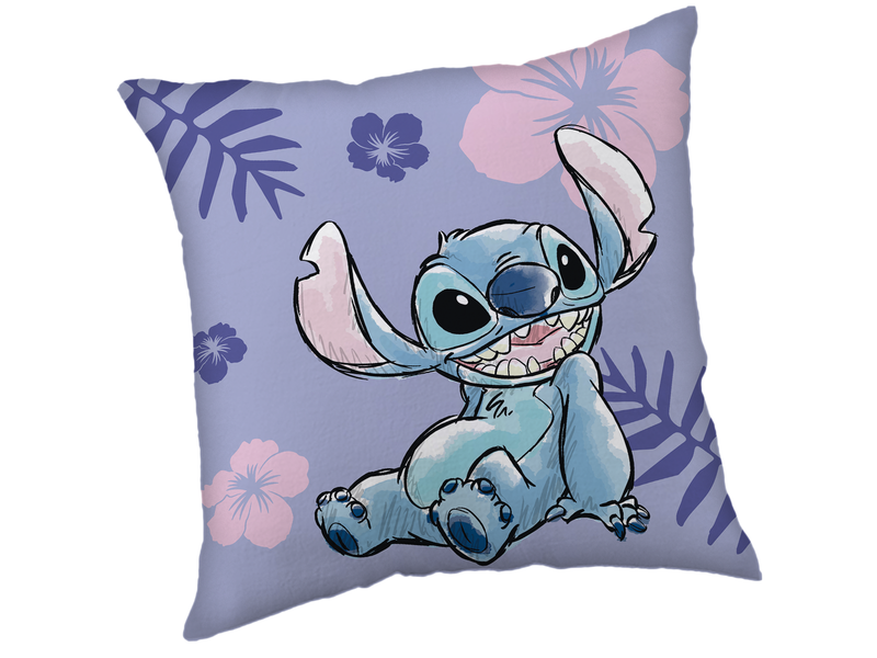 Disney Lilo & Stitch Dekokissen Blumen - 40 x 40 cm - Polyester