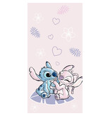 Disney Lilo & Stitch Beach towel Heart - 70 x 140 cm - Cotton