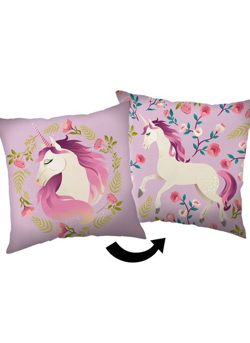 Unicorn Coussin décoratif Roses 40 x 40 cm Polyester