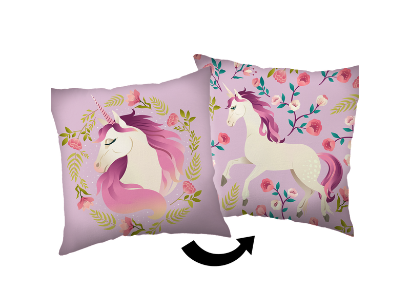 Unicorn Decorative cushion Roses - 40 x 40 cm - Polyester