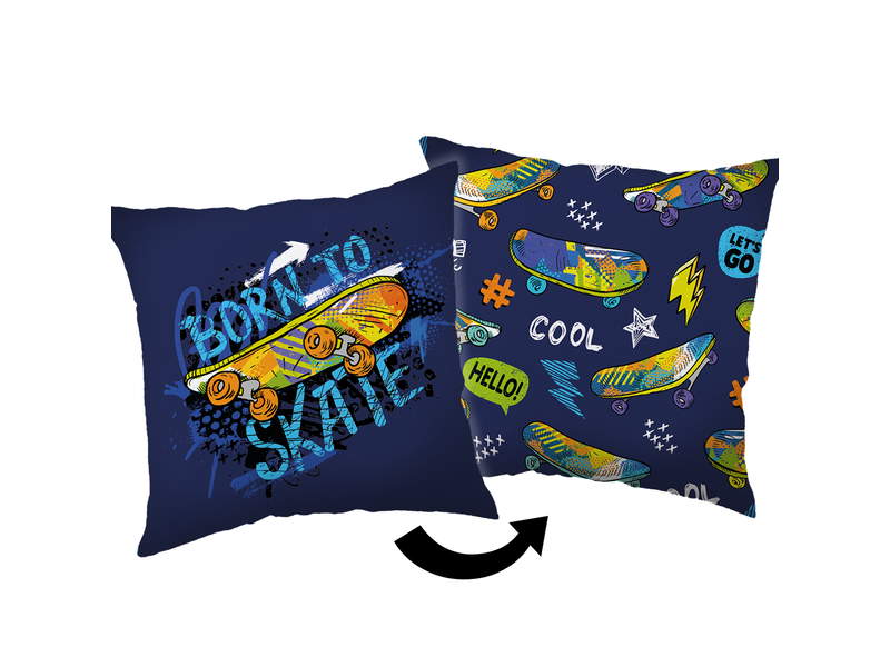 Skate Coussin décoratif Cool - 40 x 40 cm - Polyester