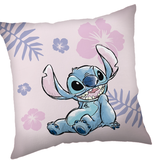 Disney Lilo & Stitch Coussin décoratif Tropical - 35 x 35 cm - Polaire Polyester