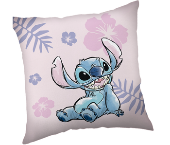 Disney Lilo & Stitch Coussin décoratif Tropical 35 x 35 cm Polyester Polaire