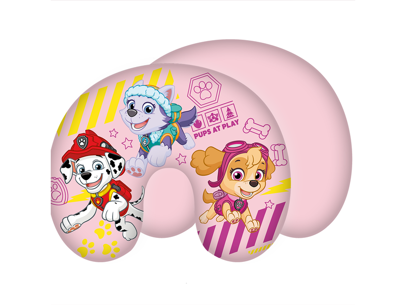 PAW Patrol Oreiller cervical Pups at Play - environ 28 x 33 cm - Polyester
