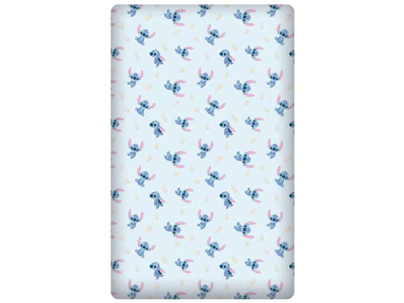 Disney Lilo & Stitch Drap housse Sweet - Simple - 90 x 190/200cm - Coton