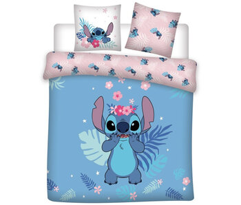 Disney Lilo & Stitch Bettbezug Blume 240 x 220 cm Baumwolle