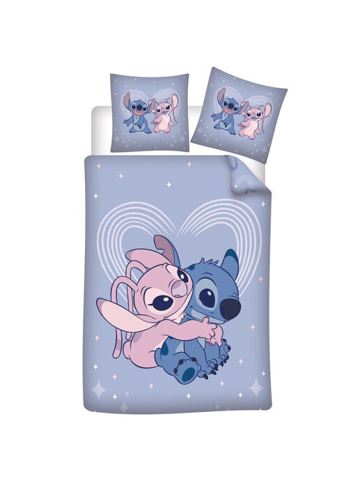 Disney Lilo & Stitch Duvet cover Love 140 x 200 + 65 x 65 Polycotton