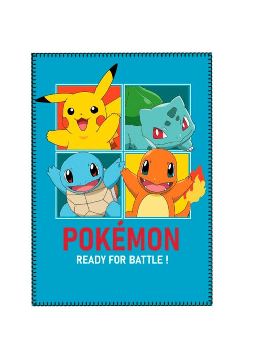 Pokémon Fleece plaid Ready for Battle 140 x 100 cm Polyester